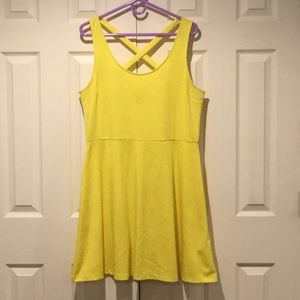 Yellow sun dress